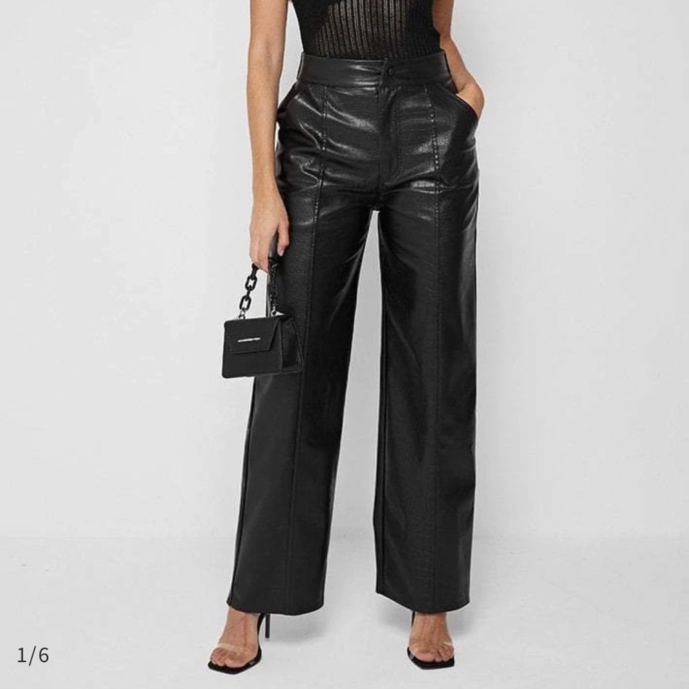 MANIERE DE VOIR “vegan croc broken heart trouser”